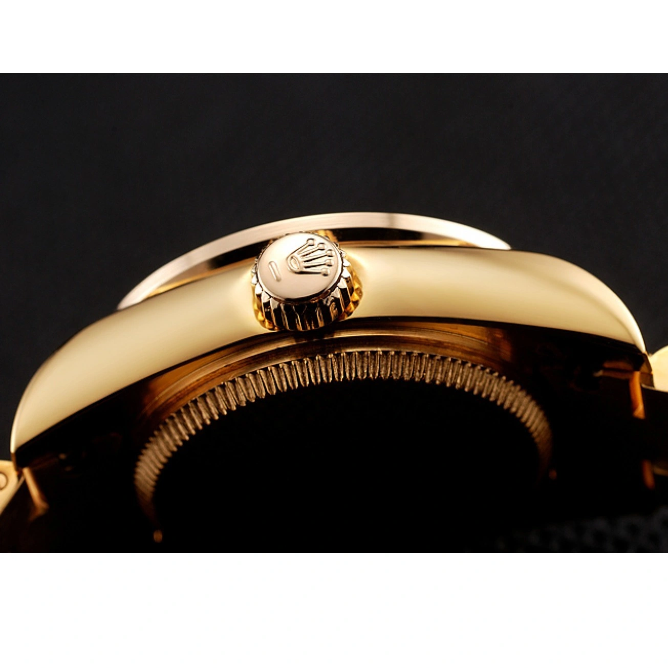 AAA replica watch Diamond Bracelet Pave Swiss Rolex DayJust Diamond Gold 1453953 Dial Gold 1025